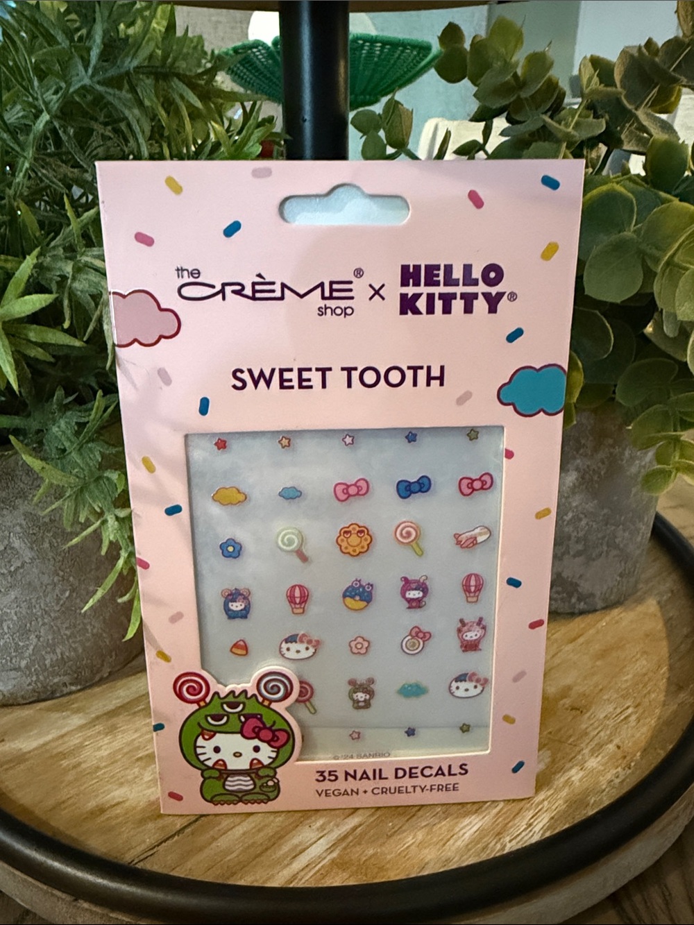 5/$25 HELLO KITTY Sweet Tooth Pink Nail Decal Set by the Crème Shop